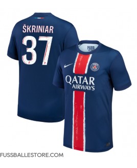 Günstige Paris Saint-Germain Milan Skriniar #37 Heimtrikot 2024-25 Kurzarm